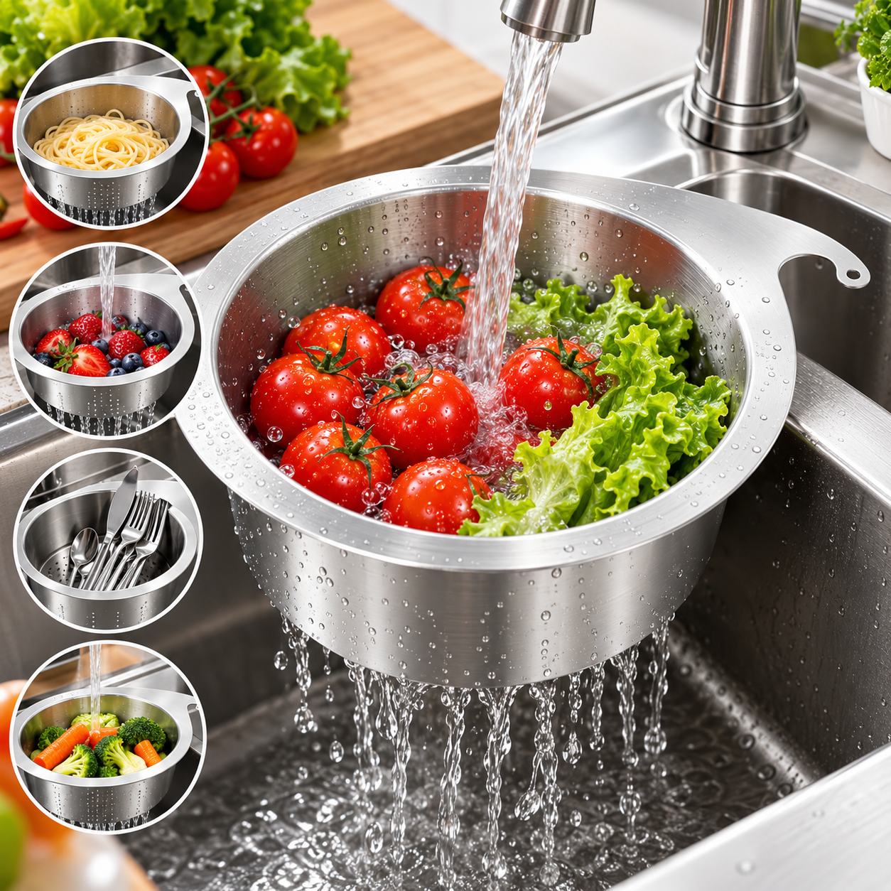 (1 ADET) LAVABO YANI SÜZGEÇ